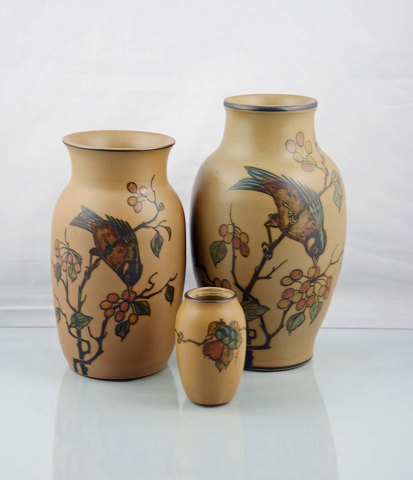 Keramikvaser fra L. Hjorth