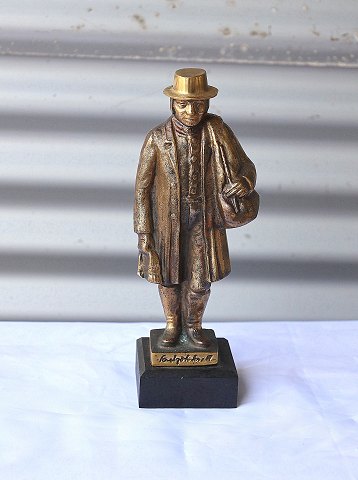 Bronze figur
Mand med høj hat