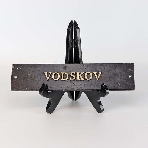 Metalskilt Vodskov
