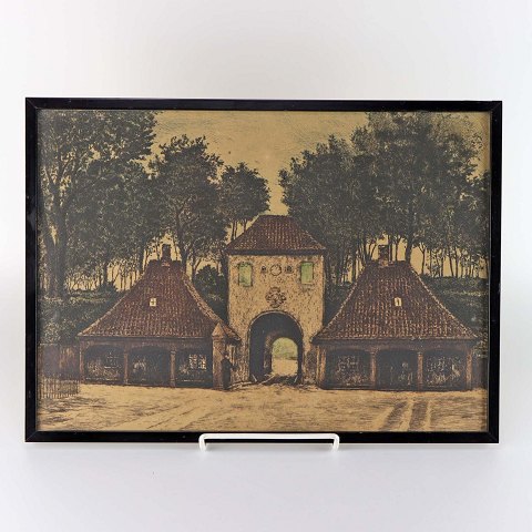 Radering
Sjællandsporten
38,5 cm