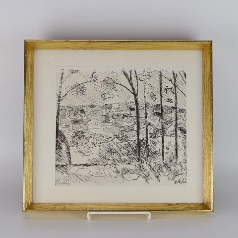 Poul Ekelund tryk
Landskab
34 cm