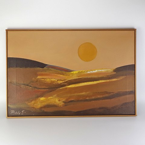Freddy Eriksen maleri
Sol over land
61,5 cm