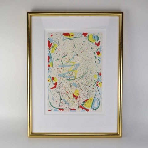 Egill Jacobsen litografi
Prikket abstrakt
45,5 cm