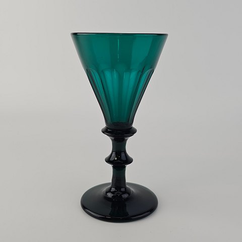 HG Anglaise glas13,5 cmlys skovgrøn farve