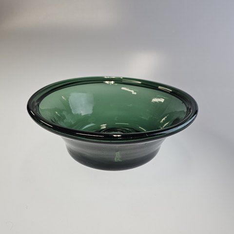 Grøn glasskål16,5 cm