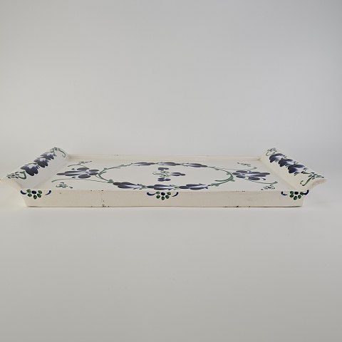 Aluminia fad 305Blå cenerarier42 cm