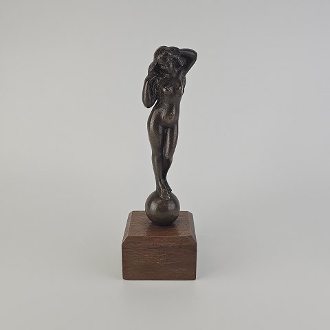 Messing figurKvinde22 cm