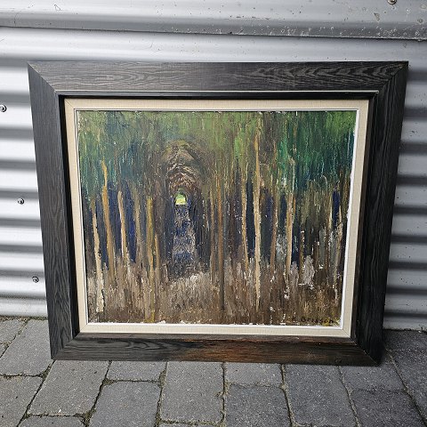 Knud Brisson maleri69x79 cm