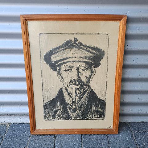 Knud Aage Larsen tryk61x46 cm