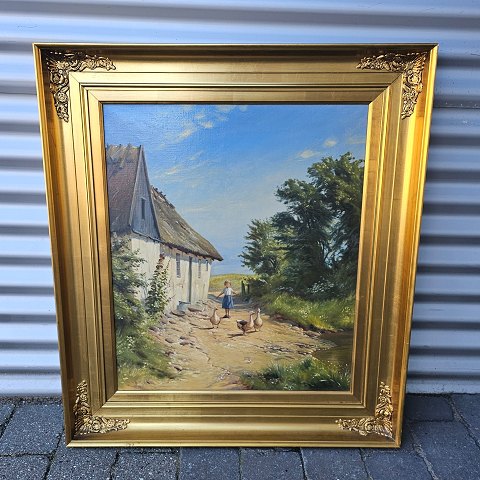 Niels Walseth maleri86x75,5 cm