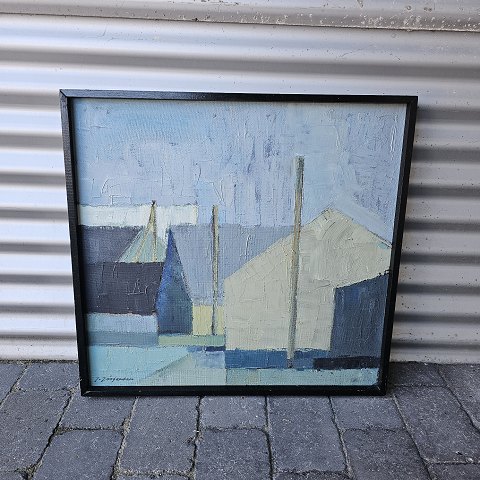 Jørgen Jørgensen maleri60,5x64 cm