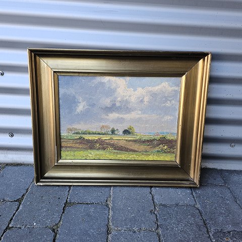 Emil Wennerwald maleri44x55 cm