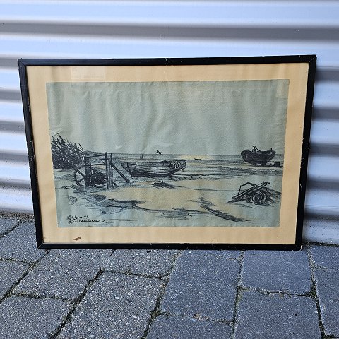 Lars Nielsen tegning40,5x57,5 cm