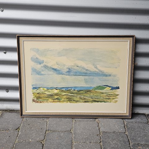 AkvarelSlettestrand45,5x61 cm