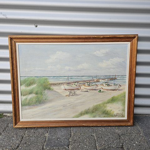 Julius Jensen Maleri56,5x75 cm