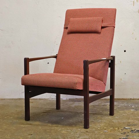 Teak lænestol Høj ryg og pude99,5 cm