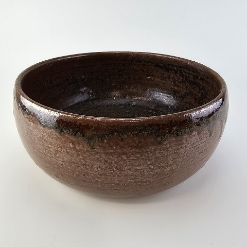 Brun skålStentøjsskål25 cm