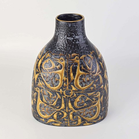 RC Baca vase 3223gule fugle20,5 cm