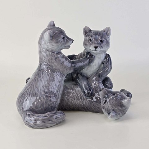RC figur 444 polarræveunger14 cm