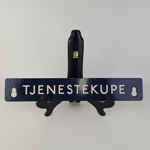 Skilt fra DSB togTjenestekupé39 cm