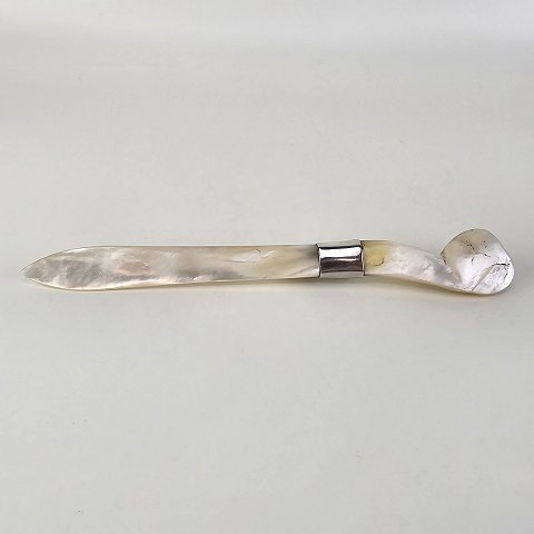 Brevåbner Perlemor og sølv20,5 cm