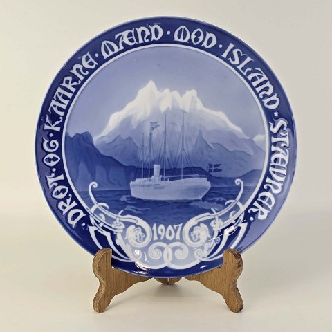 B&G platte kongeskibet ved Island23 cm