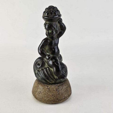 Just Andersen figurBarn på sten12 cm