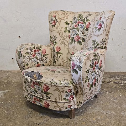 Overpolstret lænestol87 cm