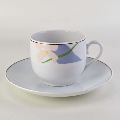 B&G Blå Orkide 305 kaffekop7 cm