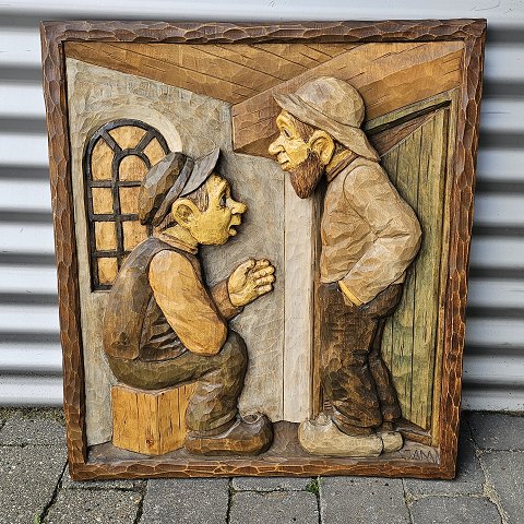 Thomas DamTrærelief70x62 cm
