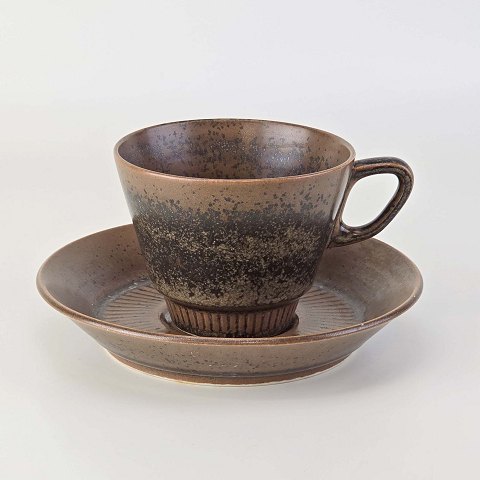 Knabstrup Brun nøddebokaffekop8,5 cm