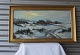 Maleri af Vinterlandskabaf Knud Bøstrup