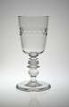 Pokalglas med oliv slibninger
Holmegaard