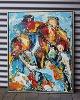 Abstrakt maleri83x103 cm
