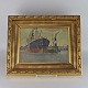 Henning Elimar maleri
skib og båd
41,5 cm