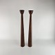 To lysestager i teak
42 cm