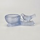 Fåglavik saltkarlyseblåt glas8,5 cm