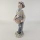 Lladro FigurDreng med paraply25 cm
