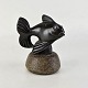 Just Andersen figurfisk på sten7 cm