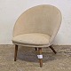 Sandfarvet grydestol72 cm