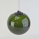 Holmegaard glaskugleFlaskegrøn10 cm