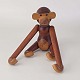 Kay Bojesen figurAbe i teak14-26 cm