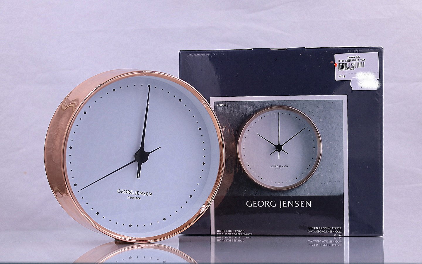 Porcelæn - Georg Jensen Living kobber ur